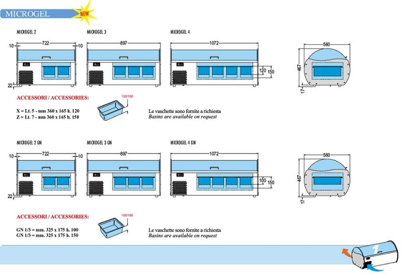 Bild 3: KBS Aufsatzvitrine für Speiseeis ASV Eis 4